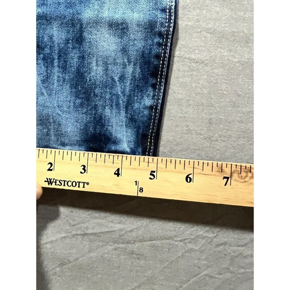 Maxime Cossoguy Jeans Womens 27 Blue Denim Pocketed Belted Zip Ladies 27x33 - Picture 12 of 14
